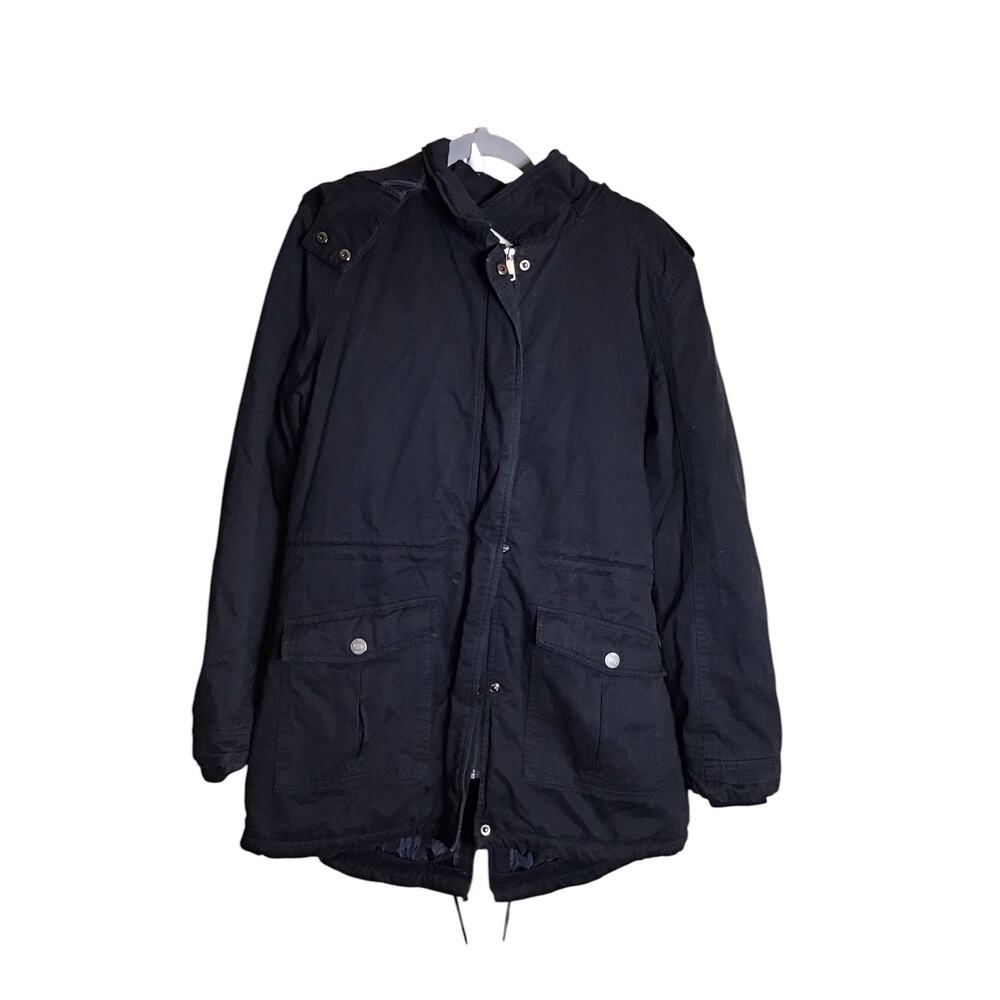 Wenven Women Winter Coat Sz.Lrg Blue Winter Hooded Parka  Insulated Cold Weather